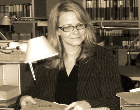 Andrea Bentschneider in an archive