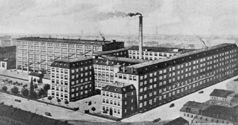 Steinway & Sons factory in Schanzenstraße, Hamburg 1915
