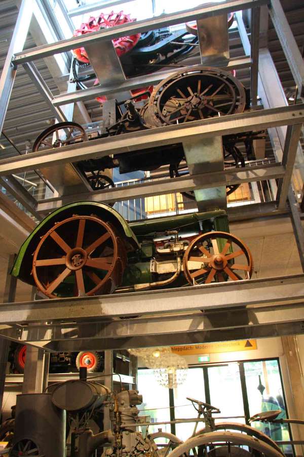 tractors and steam engines at the Agrarium, Kiekeberg open air museum