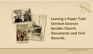 Andrea Bentschneider - Leaving a Paper Trail title slide for the presentation, 2019