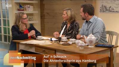 Still image from the interview with Andrea Bentschneider at Mein Nachmittag