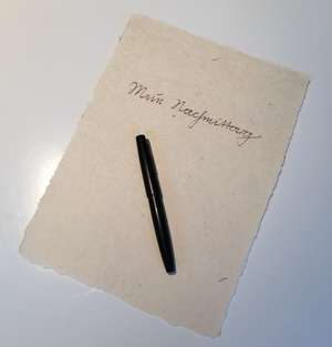 Mein Nachmittag Sütterlin Handwriting Mein Nachmittag in Sütterlin